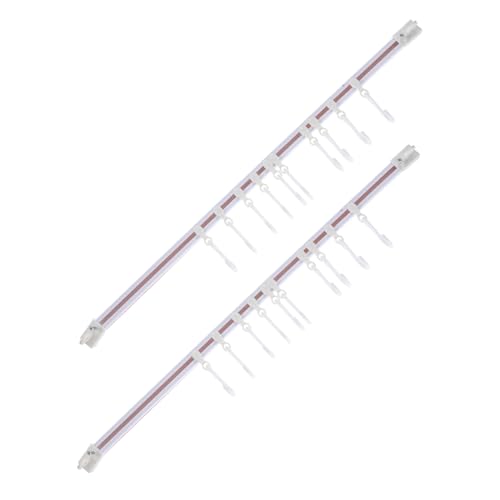 ROMISBABA 2 Satz Teiliges Selbstklebendes Küchen wandregal mit Verschiebbaren Haken Platzsparende Aufbewahrung für Küche Bad Wohnzimmer Lang Kratzfreie Wandhaken Einfach zu Montieren von ROMISBABA