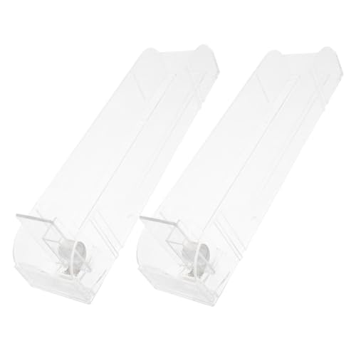 ROMISBABA 2 Stk. Automatischer Zigarettenständer Transparent mit Auto Push Funktion Platzsparendes Display Regal für Einzelhandel und Supermarkt Effiziente Warenpräsentation und Einfache von ROMISBABA