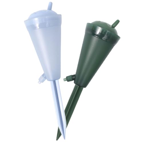 ROMISBABA 2 Stück Automatische Bewässerung Pflanzen Tropfspitzen Bewässerungssystem Einstellbar für Topfpflanzen Garten und Balkon mit Präziser Wassermenge zur Effizienten Pflanzenpflege von ROMISBABA