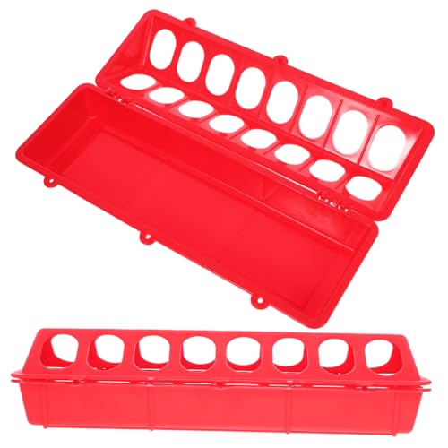 ROMISBABA 2 Stück Automatischer Tauben Futtertrog aus Robustem PP Kunststoff Langlebiger Vogelfutterspender mit Großer Kapazität für Vogelkäfige und Vogelhaltung Praktisches Futter ROMISBABA 2 Stück Automatischer Tauben Futtertrog aus Robustem PP Kunststoff Langlebiger Vogelfutterspender mit Großer Kapazität für Vogelkäfige und Vogelhaltung Praktisches Futter von ROMISBABA