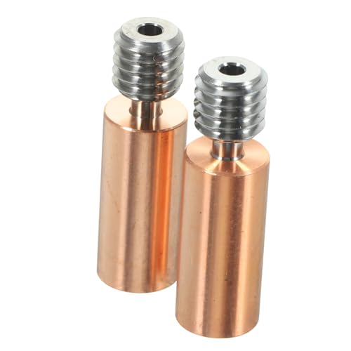ROMISBABA 2 Stück Drucker Heat Break Bi metall Heatbreak Throat Tube Hitzebeständig Langlebig für Präzises Drucken Geeignet als Ersatzteil Zubehör von ROMISBABA