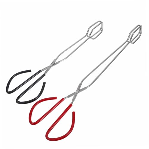 ROMISBABA 2 Stück Edelstahl Feuerzangen Lang Bbq Grillzange Schwerlast Feuerholz Holzkohlezange für Camping Grillen Kamin Feuerschale Multifunktional ROMISBABA 2 Stück Edelstahl Feuerzangen Lang Bbq Grillzange Schwerlast Feuerholz Holzkohlezange für Camping Grillen Kamin Feuerschale Multifunktional von ROMISBABA