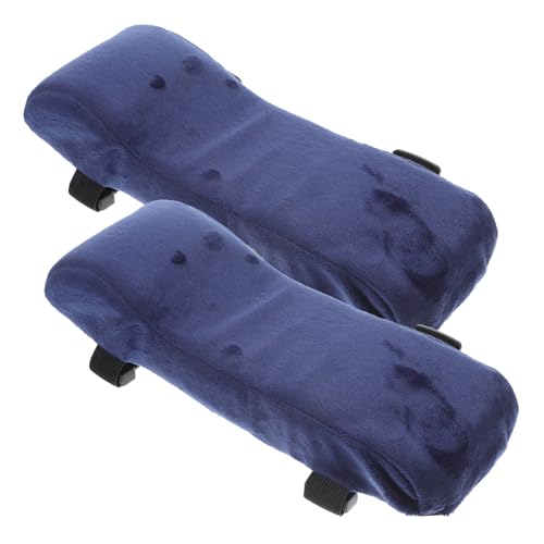 ROMISBABA 2 Stück Ergonomische Armlehnen Pads aus Hochwertigem Memory schaum Druckentlastend und Langlebig Ergonomisch Geformt für Bürostuhl und Schreibtisch Angenehme Arm Ellenbogenstütze von ROMISBABA