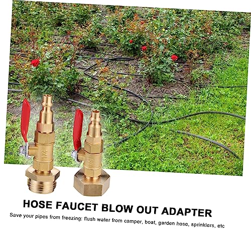 ROMISBABA 2 Stück Frostsicherer Garten Schlauch Adapter mit Kugelhahn Schnellem Blowout Ventil für Winterentleerung von Wasserleitungen und Bewässerungssystemen Leicht Installierbar ROMISBABA 2 Stück Frostsicherer Garten Schlauch Adapter mit Kugelhahn Schnellem Blowout Ventil für Winterentleerung von Wasserleitungen und Bewässerungssystemen Leicht Installierbar von ROMISBABA