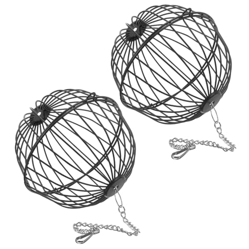 ROMISBABA 2 Stück Futterball Halter für Kaninchen und Meerschweinchen Edelstahlfutterspender mit Spielzeugfunktion für Kleine Haustiere für Fütterung und Beschäftigung ROMISBABA 2 Stück Futterball Halter für Kaninchen und Meerschweinchen Edelstahlfutterspender mit Spielzeugfunktion für Kleine Haustiere für Fütterung und Beschäftigung von ROMISBABA