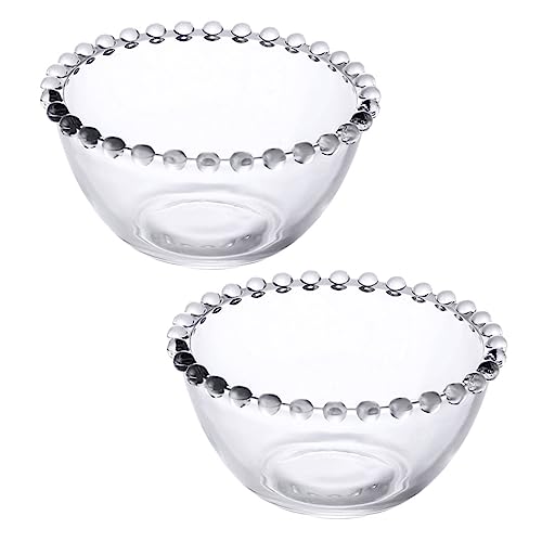 ROMISBABA 2 Stück Glas Schüssel Teilig Transparente Salatschale aus Hochwertigem Glas Vielseitige Dessert und Obstschale für Haushalt und Restaurant Mittlere Tischgeschirr ROMISBABA 2 Stück Glas Schüssel Teilig Transparente Salatschale aus Hochwertigem Glas Vielseitige Dessert und Obstschale für Haushalt und Restaurant Mittlere Tischgeschirr von ROMISBABA