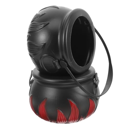 ROMISBABA 2 Stück Halloween Candy Holder Süßigkeiten Eimer Wiederverwendbar Sicher für Party Deko Festliches Design für Halloween und Cosplay Feiern von ROMISBABA