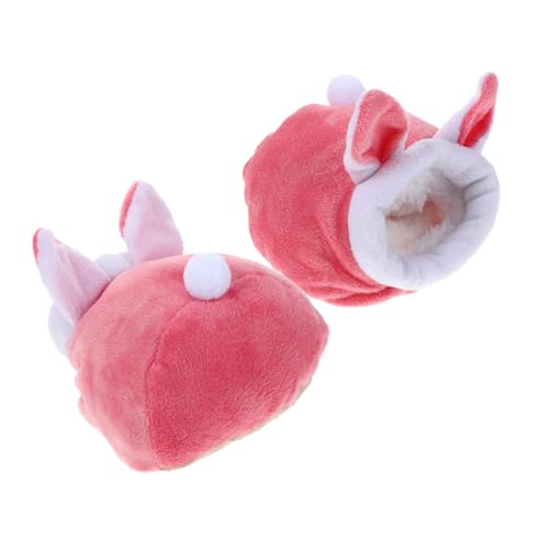 ROMISBABA 2 Stück Hamster Höhle mit Cartoon Design Plüschnest für Kleintiere Wärmendes Winterbett für Hamster Igel Kuscheliges Haustier Versteck Sicheres Bequemes Hamsterhaus ROMISBABA 2 Stück Hamster Höhle mit Cartoon Design Plüschnest für Kleintiere Wärmendes Winterbett für Hamster Igel Kuscheliges Haustier Versteck Sicheres Bequemes Hamsterhaus von ROMISBABA