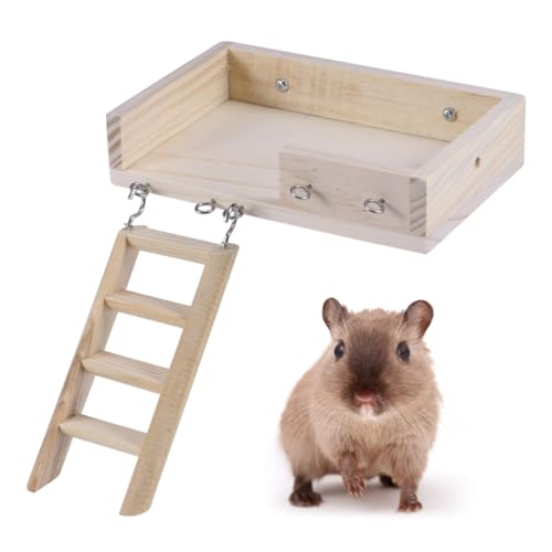 ROMISBABA Hamsterspielzeug Aus Holz Leiter-plattform-Set Sicher Für Tiere Installieren ROMISBABA Hamsterspielzeug Aus Holz Leiter-plattform-Set Sicher Für Tiere Installieren von ROMISBABA
