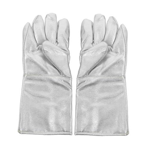 ROMISBABA 2 Stück Hitzebeständige Feuerfeste Arbeitshandschuhe mit Aluminiumfolie Isolierend und Flexibel Vielseitig Einsetzbar für Schweißen Backen und Hochtemperatur Schutz ROMISBABA 2 Stück Hitzebeständige Feuerfeste Arbeitshandschuhe mit Aluminiumfolie Isolierend und Flexibel Vielseitig Einsetzbar für Schweißen Backen und Hochtemperatur Schutz von ROMISBABA