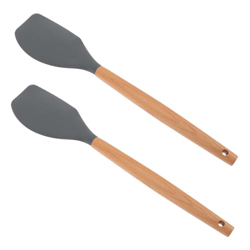 ROMISBABA 2 Stück Hitzebeständige Silikonspatel mit Holzgriff Antihaftbeschichtet zum Backen Kochen und Crememischen Platzsparend mit Aufhängeloch Lebensmittelecht und Langlebig für Küche ROMISBABA 2 Stück Hitzebeständige Silikonspatel mit Holzgriff Antihaftbeschichtet zum Backen Kochen und Crememischen Platzsparend mit Aufhängeloch Lebensmittelecht und Langlebig für Küche von ROMISBABA