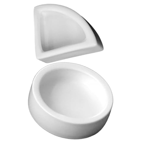 ROMISBABA 2 Stück Keramik Reptilien Futterschale Mittelgroß Weiß Anti Flucht Wassernapf und Futterbehälter für Eidechsen Geckos Spinnen Multifunktional Praktisch Dekorativ für Terrarien ROMISBABA 2 Stück Keramik Reptilien Futterschale Mittelgroß Weiß Anti Flucht Wassernapf und Futterbehälter für Eidechsen Geckos Spinnen Multifunktional Praktisch Dekorativ für Terrarien von ROMISBABA