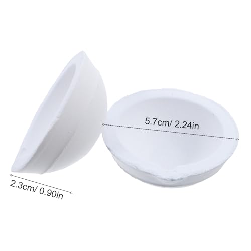 ROMISBABA 2 Stück Keramik Verdunstungsschale Labor Hitzebeständig und Stabil Große Oberfläche für Effiziente Verdampfung für Schule Labor und Heimgebrauch von ROMISBABA