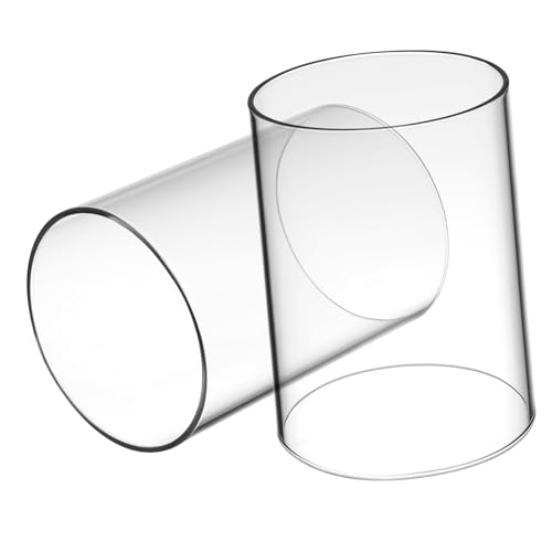 ROMISBABA 2 Stück Kerzenschirm Transparent Offenes Ende Windschutz Kerzenhalter Dekoratives für Stumpenkerzen Wohnzimmer und Party ROMISBABA 2 Stück Kerzenschirm Transparent Offenes Ende Windschutz Kerzenhalter Dekoratives für Stumpenkerzen Wohnzimmer und Party von ROMISBABA