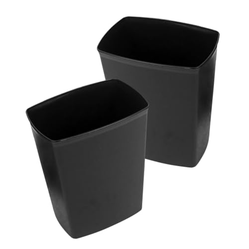 ROMISBABA 2 Stück Kleiner Schwarzer Müllbehälter Eckiger Abfalleimer ohne Deckel Wiederverwendbar Robust für Schlafzimmer Büro Haushalt Kompakt Platzsparend ROMISBABA 2 Stück Kleiner Schwarzer Müllbehälter Eckiger Abfalleimer ohne Deckel Wiederverwendbar Robust für Schlafzimmer Büro Haushalt Kompakt Platzsparend von ROMISBABA