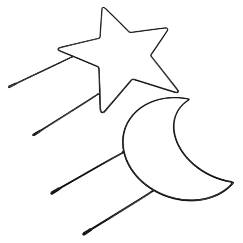 ROMISBABA 2 Stück Kreative Pflanzenstütze Metall Pflanzengitter Mond Stern Form Rankhilfe Kletterpflanzen Garten Zimmerpflanzen Sicher Festigen Gesundes Wachstum Verhindern Verbiegen ROMISBABA 2 Stück Kreative Pflanzenstütze Metall Pflanzengitter Mond Stern Form Rankhilfe Kletterpflanzen Garten Zimmerpflanzen Sicher Festigen Gesundes Wachstum Verhindern Verbiegen von ROMISBABA