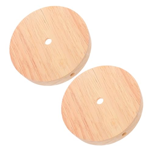 ROMISBABA 2 Stück Lampensockel Rund Robustes Design Stabiles Nachttisch Lampenständer für Schreibtischlampen DIY Ersatzbase Natürliche Maserung Langlebig ROMISBABA 2 Stück Lampensockel Rund Robustes Design Stabiles Nachttisch Lampenständer für Schreibtischlampen DIY Ersatzbase Natürliche Maserung Langlebig von ROMISBABA