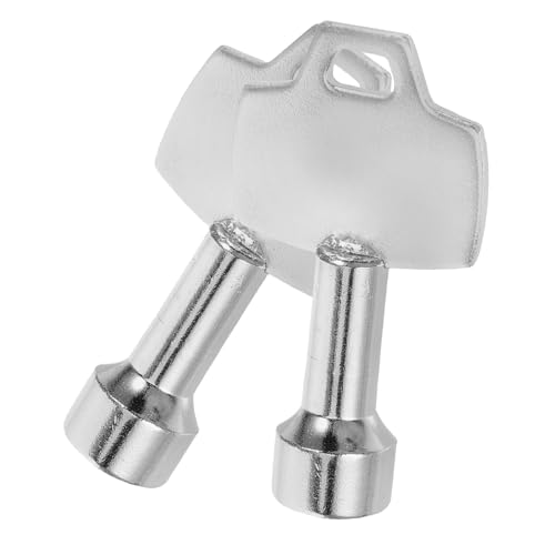 ROMISBABA 2 Stück Metall Dreiecksschlüssel für Mülltonnen Schloss Langlebiger Universeller Dreieckschloss schlüssel Robust Verschleißfest Einfach zu Bedienen und Transportieren von ROMISBABA