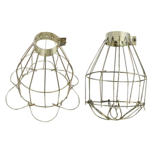 ROMISBABA 2 Stück Metall Lampenschutz Vintage Stil Lampenabdeckung Rostbeständiger Drahtkäfig Lampenschirm Schutz für Hängende Pendelleuchten Geeignet für Bars Restaurants DIY Lampenschirme ROMISBABA 2 Stück Metall Lampenschutz Vintage Stil Lampenabdeckung Rostbeständiger Drahtkäfig Lampenschirm Schutz für Hängende Pendelleuchten Geeignet für Bars Restaurants DIY Lampenschirme von ROMISBABA