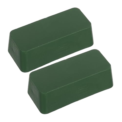 ROMISBABA 2 Stück Metall Polierpaste Poliercompound Bars für Polierscheibe Schnelles Entfernen Feiner Kratzer Schutzschicht gegen Kratzer Vielseitig für Schmuck Tragbar von ROMISBABA