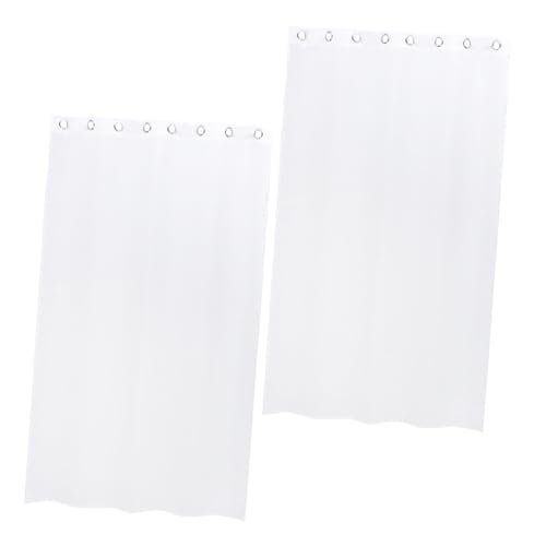 ROMISBABA 2 Stück Outdoor Vorhang Blickdicht Eleganter Polyester Sichtschutz für Pavillon Balkon Garten Halbtransparente Gardine Sonnenschutz Modernes Design Weiß ROMISBABA 2 Stück Outdoor Vorhang Blickdicht Eleganter Polyester Sichtschutz für Pavillon Balkon Garten Halbtransparente Gardine Sonnenschutz Modernes Design Weiß von ROMISBABA