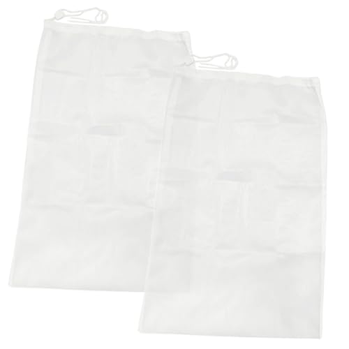 ROMISBABA 2 Stück Pool Vacuum Leaf Bag Feines Netz Stabiler Schwimmbad Reinigungsbeutel mit Zugverschluss Leichtes Strapazierfähiges Material für Äste und Schmutz im Pool von ROMISBABA