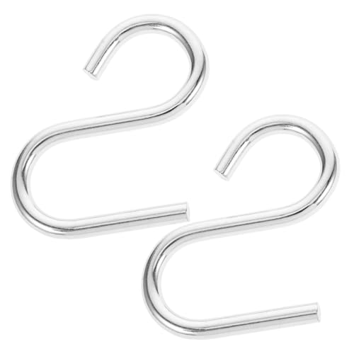 ROMISBABA 2 Stück Robuste S förmige Schaukelhaken aus Verzinktem Eisen Tragbar Sicher für Hängematten Hängesessel und Blumentöpfe Leichtes Design für Camping Angeln Wandern und ROMISBABA 2 Stück Robuste S förmige Schaukelhaken aus Verzinktem Eisen Tragbar Sicher für Hängematten Hängesessel und Blumentöpfe Leichtes Design für Camping Angeln Wandern und von ROMISBABA