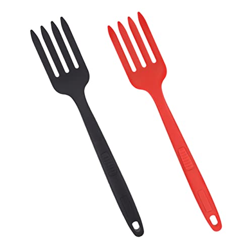 ROMISBABA 2 Stück Silikon Küchenhelfer Teiliges Rote und Schwarze Gabeln für Pasta und Salat Hitzebeständig Rutschfest Lebensmittelecht Vielseitig Einsetzbar für Haushalt Camping und ROMISBABA 2 Stück Silikon Küchenhelfer Teiliges Rote und Schwarze Gabeln für Pasta und Salat Hitzebeständig Rutschfest Lebensmittelecht Vielseitig Einsetzbar für Haushalt Camping und von ROMISBABA