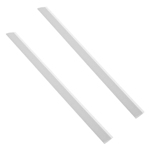 ROMISBABA 2 Stück Staubpan Kantenersatz Gummilippe Staubschaufel Kantenschutz Elastische Abstreifstreifen Weiche Kanten für Fliesen Holzböden Zuhause Büro von ROMISBABA