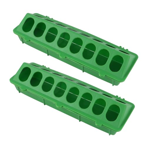 ROMISBABA 2 Stück Tauben Futtertrog Futterspender mit Spritzschutz Kunststoff Futterbox Langlebig und Bruchsicher Geeignet für Taubenkäfig und Geflügelversorgung ROMISBABA 2 Stück Tauben Futtertrog Futterspender mit Spritzschutz Kunststoff Futterbox Langlebig und Bruchsicher Geeignet für Taubenkäfig und Geflügelversorgung von ROMISBABA