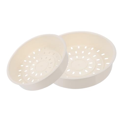 ROMISBABA 2 Stück Teiliges Dampfkörbe Robustem Material Passend für Reiskocher Schonend Dämpfend für Reis Gemüse und Meeresfrüchte Leicht zu Reinigen Küchenzubehör für Hotel und Haushalt von ROMISBABA