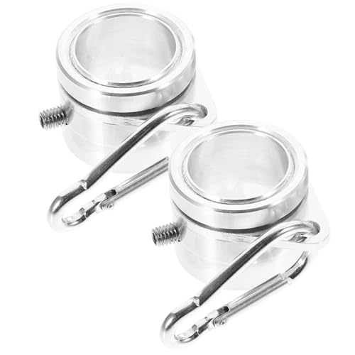 ROMISBABA 2 Stück Teiliges Drehbare Fahnenmast Ringe aus Aluminiumlegierung Anti wickel montageringe für Standard fahnenstangen Rostfrei und Einfach zu Befestigen ROMISBABA 2 Stück Teiliges Drehbare Fahnenmast Ringe aus Aluminiumlegierung Anti wickel montageringe für Standard fahnenstangen Rostfrei und Einfach zu Befestigen von ROMISBABA