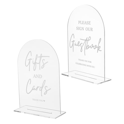 ROMISBABA 2 Stück Teiliges Hochzeitstisch-schild Transparenter Bogen Stabile Tischdekoration für Hochzeitsempfang Klare Zeremonie-schilder Vielseitig für Feier und Event ROMISBABA 2 Stück Teiliges Hochzeitstisch-schild Transparenter Bogen Stabile Tischdekoration für Hochzeitsempfang Klare Zeremonie-schilder Vielseitig für Feier und Event von ROMISBABA