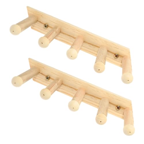 ROMISBABA 2 Stück Teiliges Katzen Wandregal mit Treppe Holz Katzenleiter für Innenräume Kletterwand für Katzen und Sicheres von ROMISBABA