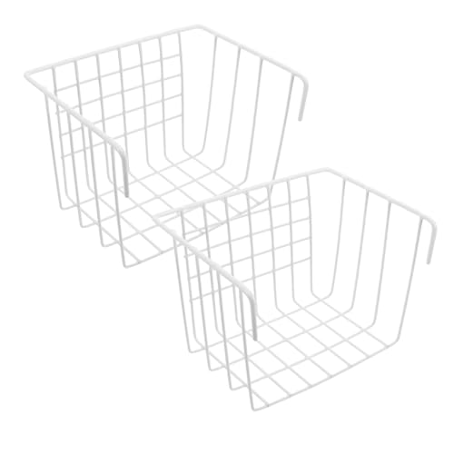 ROMISBABA 2 Stück Teiliges Kleintier Heuraufe Metallrahmen Verstellbarer Futterspender für Kaninchen Meerschweinchen Chinchillas Stabiler Heunapf zur Zahnpflege Geeignet für Kleintierkäfige von ROMISBABA