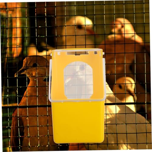ROMISBABA 2 Stück Teiliges Kreatives Futter und Wassernapf für Tauben Hängender Multifunktionaler Futternapf mit Abdeckung Platzsparend Einfach zu Reinigen Blau und Gelb für Vogelkäfige ROMISBABA 2 Stück Teiliges Kreatives Futter und Wassernapf für Tauben Hängender Multifunktionaler Futternapf mit Abdeckung Platzsparend Einfach zu Reinigen Blau und Gelb für Vogelkäfige von ROMISBABA