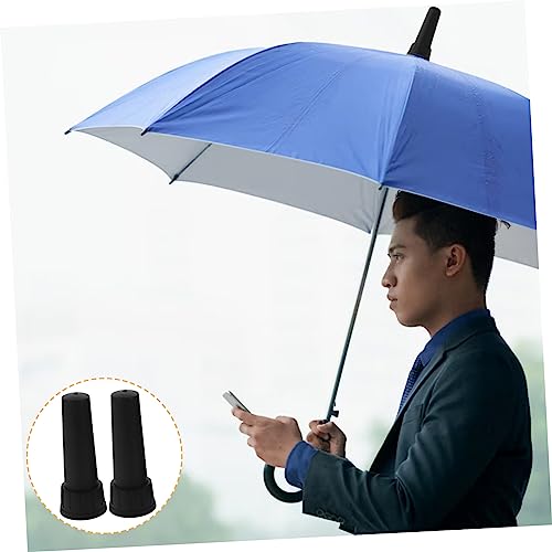 ROMISBABA 2 Stück Teiliges Lange Regenschirmspitzenabdeckungen aus Robustem Gummi Verschleißfest rutschfest und Einfach zu Montieren Schutzkappen für Stockschirme und Sonnenschirme ROMISBABA 2 Stück Teiliges Lange Regenschirmspitzenabdeckungen aus Robustem Gummi Verschleißfest rutschfest und Einfach zu Montieren Schutzkappen für Stockschirme und Sonnenschirme von ROMISBABA