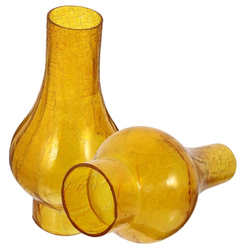 ROMISBABA 2 Stück Teiliges Mattiertes Öl Lampenschirm Ersatzglas Lampenschirm Lichtschutz für Wand und Petroleumlampe Hitzebeständig Vielseitig für Schlafzimmer Wohnzimmer und Outdoor von ROMISBABA