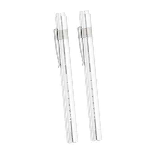ROMISBABA 2 Stück Teiliges Medizinisches Penlight LED Pupillenleuchte mit Gelbem Licht Leichte Kompakte Taschenlampe für Ärzte und Krankenschwestern mit Clip für Orale Inspektionen und ROMISBABA 2 Stück Teiliges Medizinisches Penlight LED Pupillenleuchte mit Gelbem Licht Leichte Kompakte Taschenlampe für Ärzte und Krankenschwestern mit Clip für Orale Inspektionen und von ROMISBABA