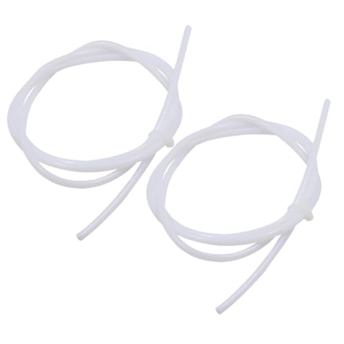 ROMISBABA 2 Stück Teiliges Ptfe Filament Zufuhrrohr Langlebiges Teflonschlauch für Drucker Glatte Filamentführung Vielseitig Einsetzbar für Präzises Drucken von ROMISBABA