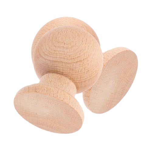 ROMISBABA 2 Stück Teiliges Runde Holz Ball Absätze aus Massivem Hartholz Klassische Möbelverzierungen Naturbelassen Langlebig Stilvolles Design für Möbel und Heimdekoration ROMISBABA 2 Stück Teiliges Runde Holz Ball Absätze aus Massivem Hartholz Klassische Möbelverzierungen Naturbelassen Langlebig Stilvolles Design für Möbel und Heimdekoration von ROMISBABA
