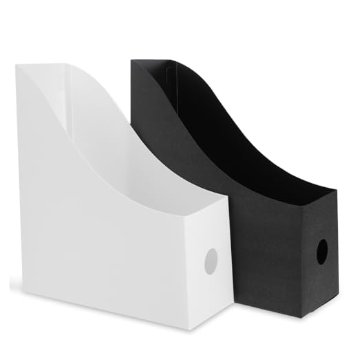 ROMISBABA 2 Stück Teiliges Schreibtisch Organizer aus Multifunktionale Dokumentenablage für Büro und Zuhause Schwarz und Weiß für Zeitschriften und ROMISBABA 2 Stück Teiliges Schreibtisch Organizer aus Multifunktionale Dokumentenablage für Büro und Zuhause Schwarz und Weiß für Zeitschriften und von ROMISBABA