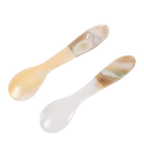 ROMISBABA 2 Stück Teiliges Shell Spoon aus Langlebigem Material Vielseitig als Kaffeelöffel Rührlöffel Eislöffel Geeignet für Kaffee Tee Desserts Kuchen und Eis Praktisches Design für ROMISBABA 2 Stück Teiliges Shell Spoon aus Langlebigem Material Vielseitig als Kaffeelöffel Rührlöffel Eislöffel Geeignet für Kaffee Tee Desserts Kuchen und Eis Praktisches Design für von ROMISBABA