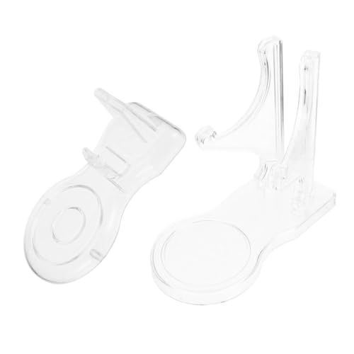 ROMISBABA 2 Stück Teiliges Transparentes Display Ständer Stabiler Plattenhalter für Schreibtisch Vielseitig für Teller Bilderrahmen Handy Modernes Minimalistisches Design Praktische Regal ROMISBABA 2 Stück Teiliges Transparentes Display Ständer Stabiler Plattenhalter für Schreibtisch Vielseitig für Teller Bilderrahmen Handy Modernes Minimalistisches Design Praktische Regal von ROMISBABA