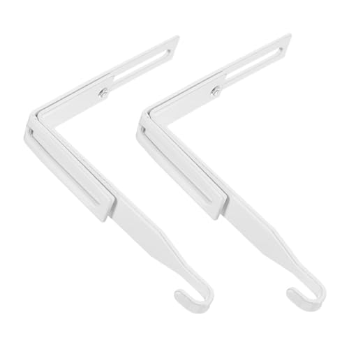 ROMISBABA 2 Stück Teiliges Verstellbares Metall hängeset für Küchenschränke Robuste Türhaken zum Organisieren von Kleidung Taschen Hüten Geeignet für Schrank Küchentüren Langlebig und von ROMISBABA