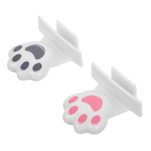 ROMISBABA 2 Stück Toilettensitz Hebehilfe Katzenkrallen Design Vielseitiger Toilettendeckel Lifter und Absenkautomatik Ersatz Einfache Montage für Wc Sitz Deckel Passend für Zuhause Büro von ROMISBABA