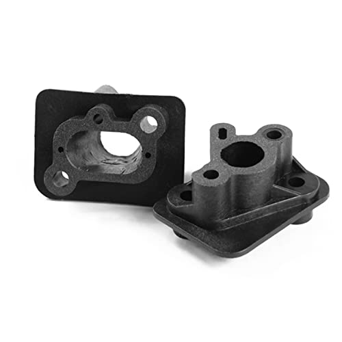 ROMISBABA 2 Stück Trimmer Brush Cutter Ansaugkrümmer Vergaser Basisanschluss Adapter Geeignet für Gartengeräte Langlebig und Zuverlässig von ROMISBABA