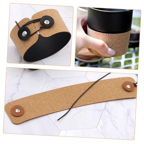 ROMISBABA 2 Stück Verstellbare Cup Sleeve Isolierhülle für Edelstahlflaschen und Kaffeetassen Hitzebeständig Wiederverwendbar mit Weichem Softwood muster Schwarz und Holzfarben ROMISBABA 2 Stück Verstellbare Cup Sleeve Isolierhülle für Edelstahlflaschen und Kaffeetassen Hitzebeständig Wiederverwendbar mit Weichem Softwood muster Schwarz und Holzfarben von ROMISBABA