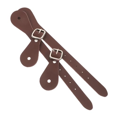 ROMISBABA 2 Stück Verstellbare Western Sporenriemen aus Langlebigem PU Material Teiliges für Damen und Herren Modische Reitausrüstung mit Elegantem Vintage Stil Leicht und Robust für ROMISBABA 2 Stück Verstellbare Western Sporenriemen aus Langlebigem PU Material Teiliges für Damen und Herren Modische Reitausrüstung mit Elegantem Vintage Stil Leicht und Robust für von ROMISBABA