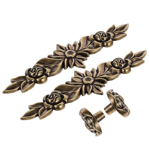 ROMISBABA 2 Stück Vintage Möbelknöpfe Form Einzelnes Schrankgriff Antik Stil Schubladengriffe Klassisch für Kommode Kleiderschrank Dekorative Möbelgriffe ROMISBABA 2 Stück Vintage Möbelknöpfe Form Einzelnes Schrankgriff Antik Stil Schubladengriffe Klassisch für Kommode Kleiderschrank Dekorative Möbelgriffe von ROMISBABA